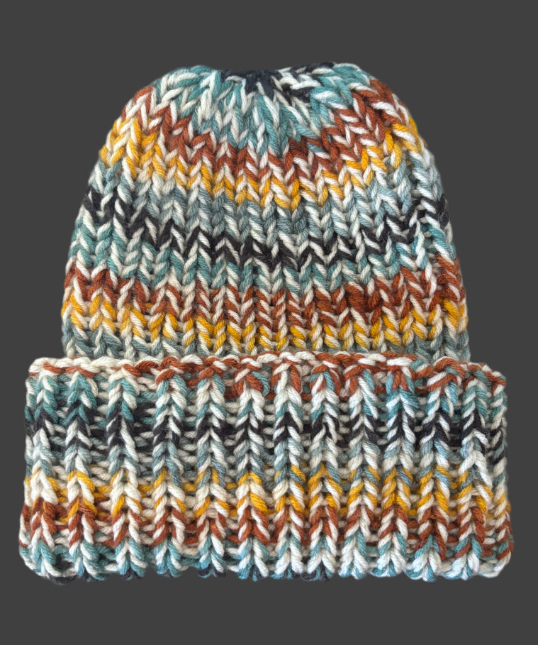 Windswept Wishes chunky knit beanie