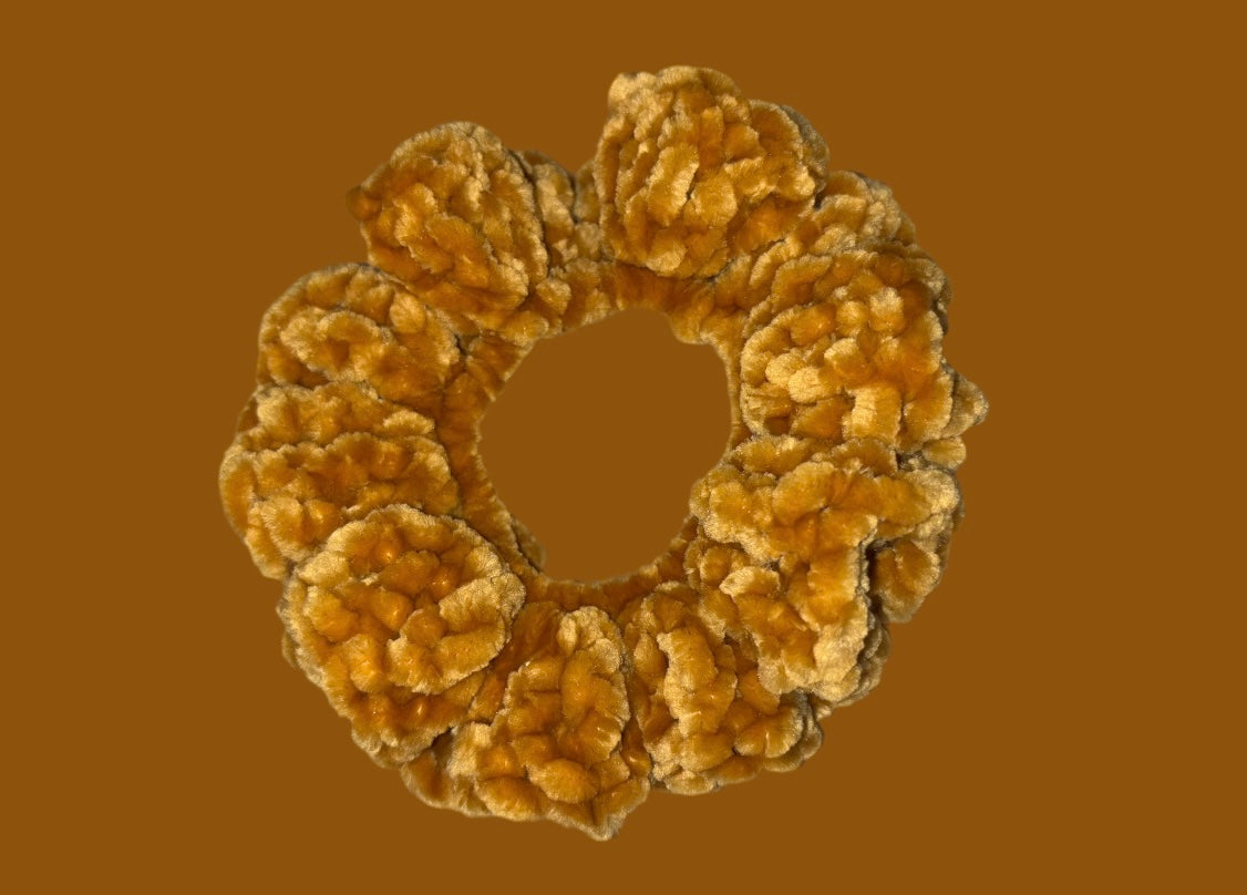 Velvet scrunchie