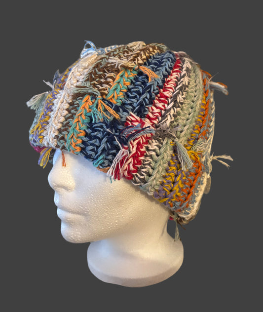 Scrappy beanie