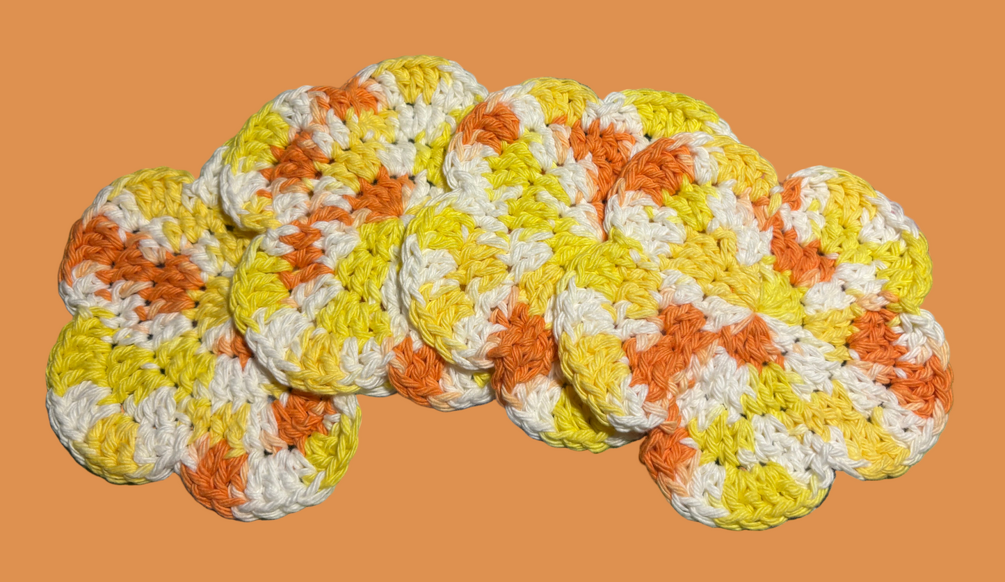 Flower Coasters