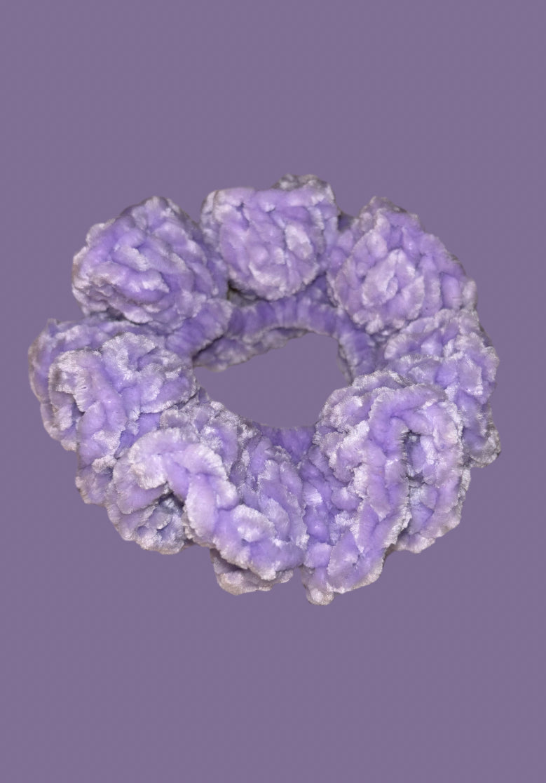 Velvet scrunchie