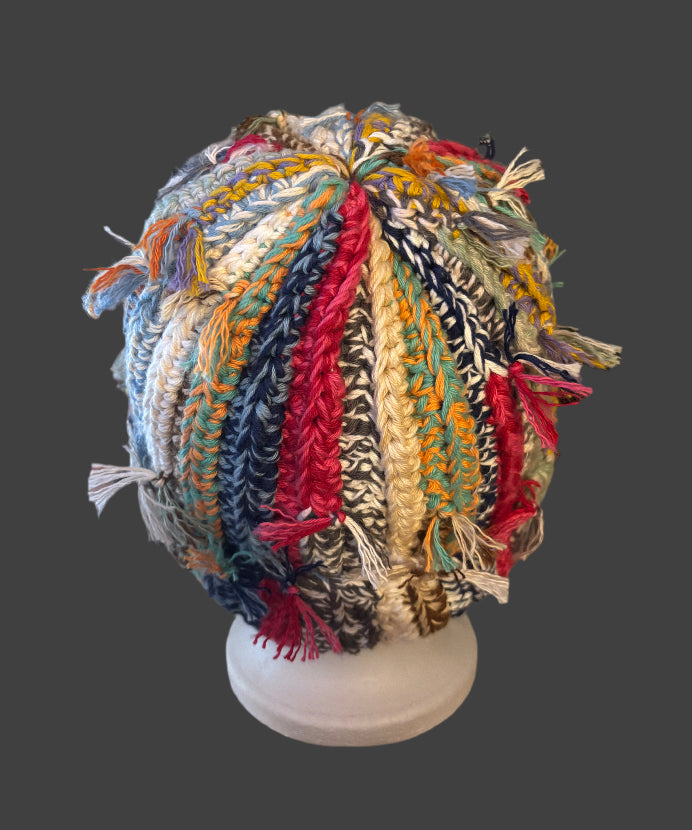 Scrappy beanie