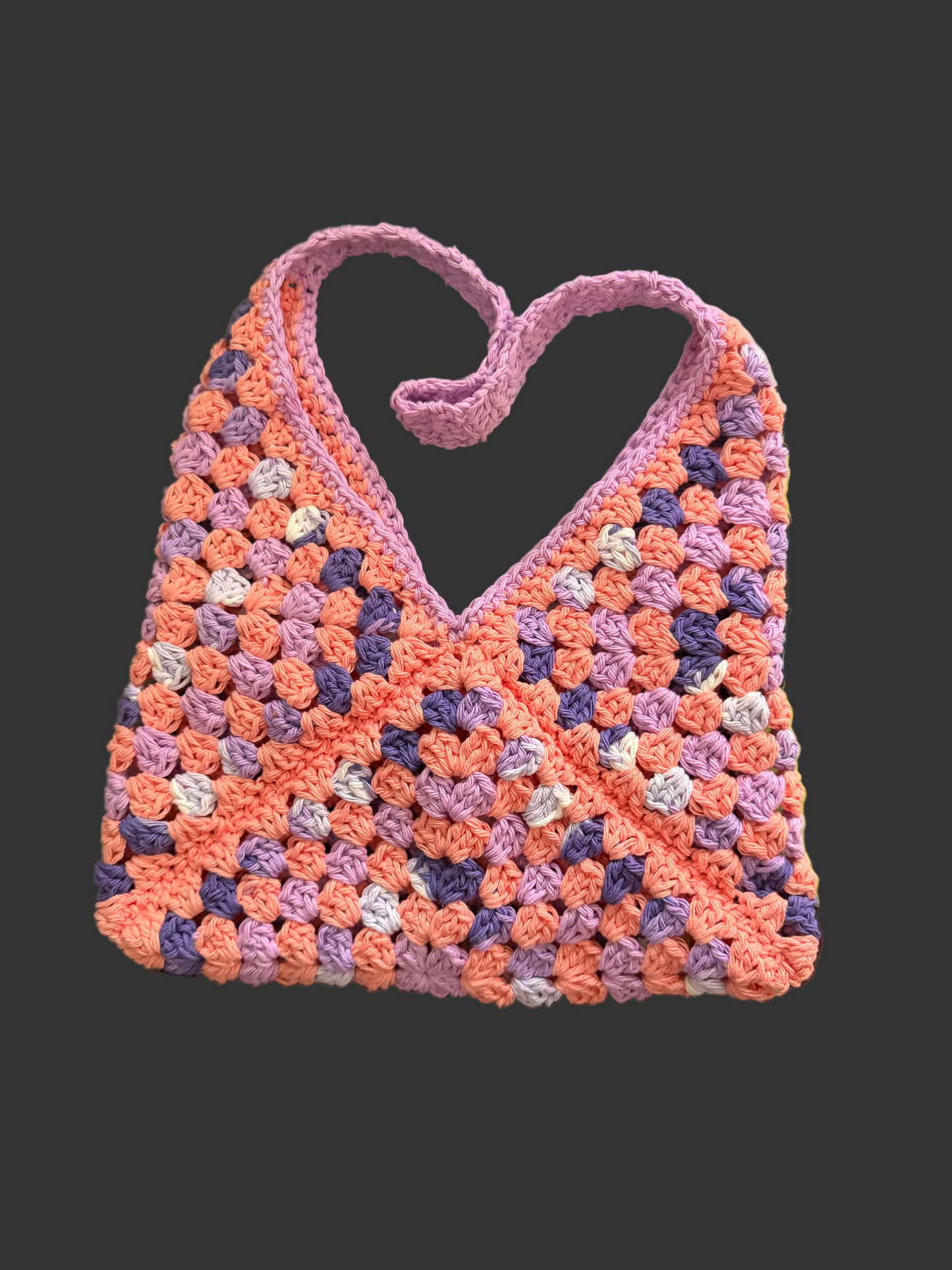 Granny square shoulder bag￼
