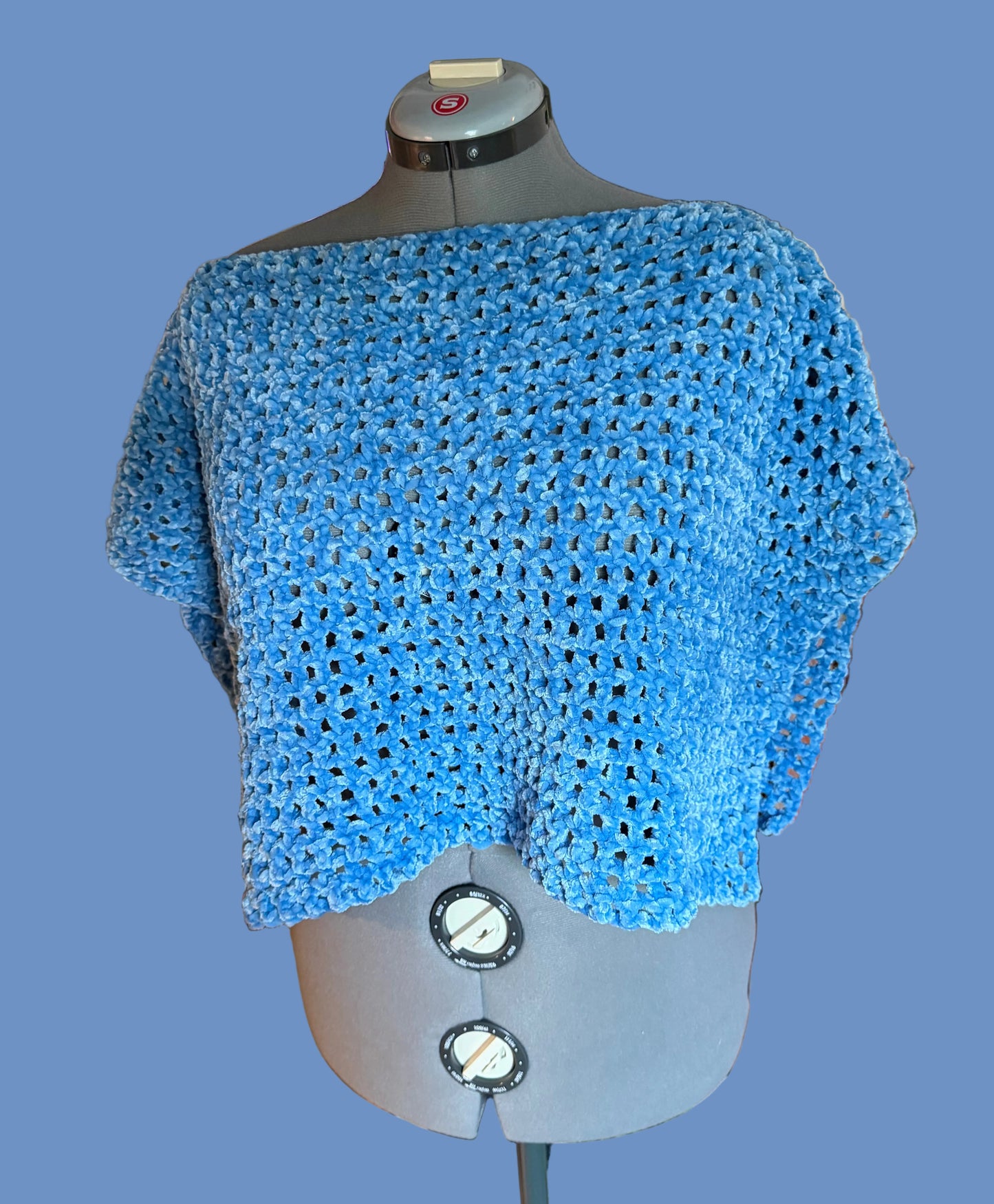 Velvet poncho