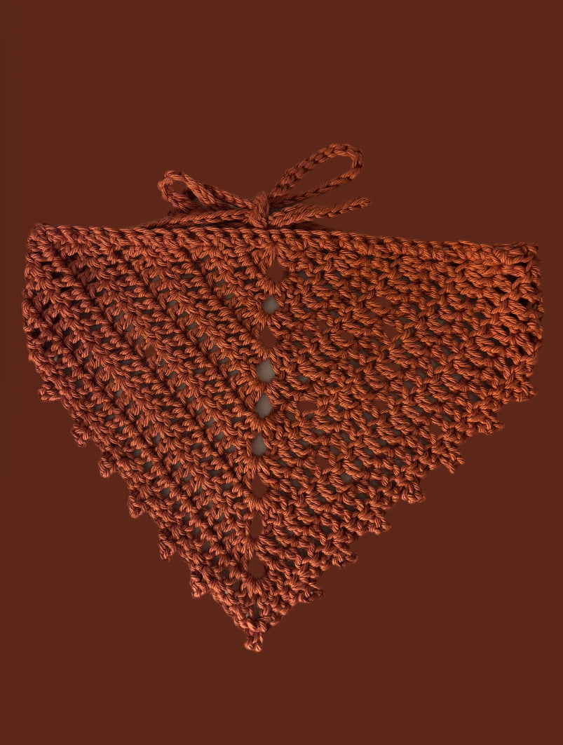 Crochet bandana