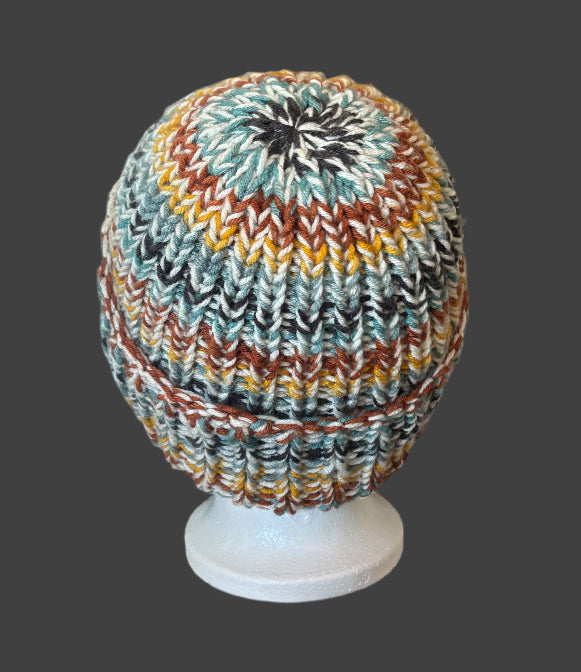 Windswept Wishes chunky knit beanie
