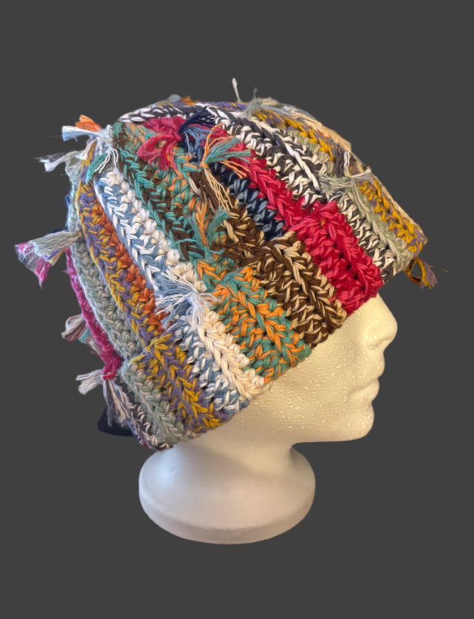 Scrappy beanie
