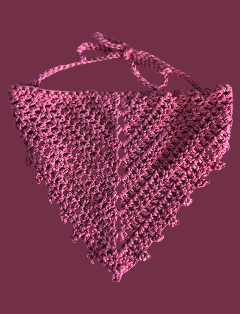 Crochet bandana