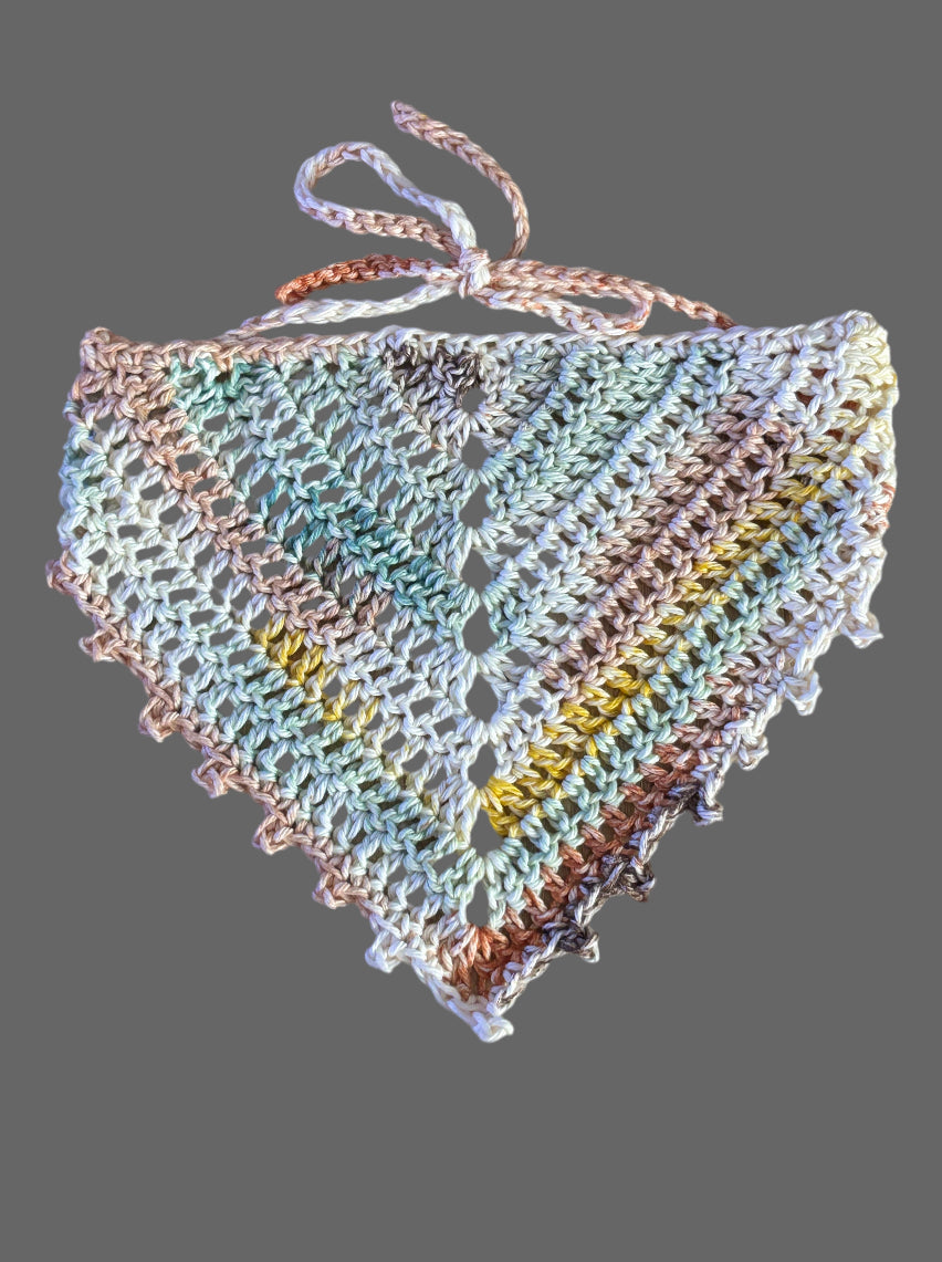 Crochet bandana