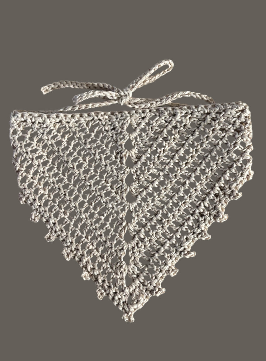 Crochet bandana
