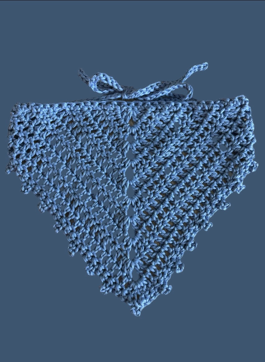 Crochet bandana