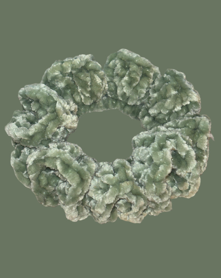 Velvet scrunchie