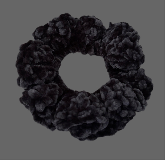 Velvet scrunchie