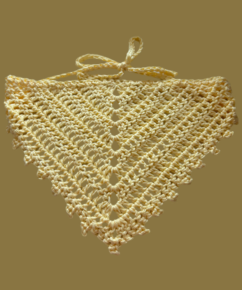 Crochet bandana