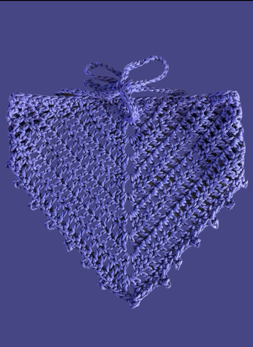 Crochet bandana