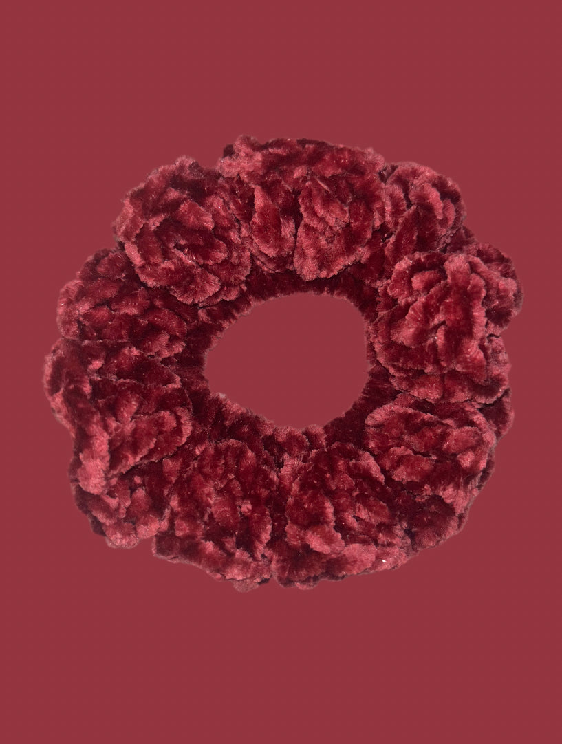 Velvet scrunchie