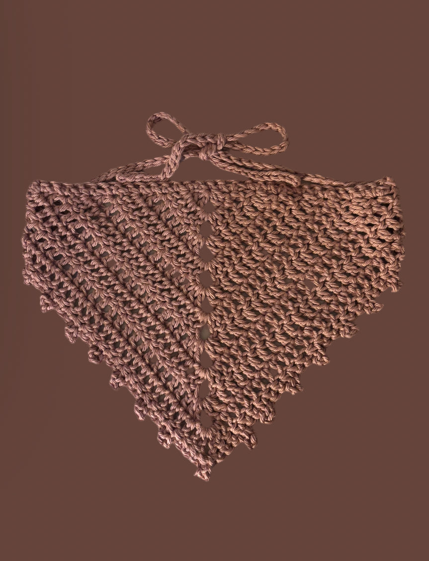 Crochet bandana