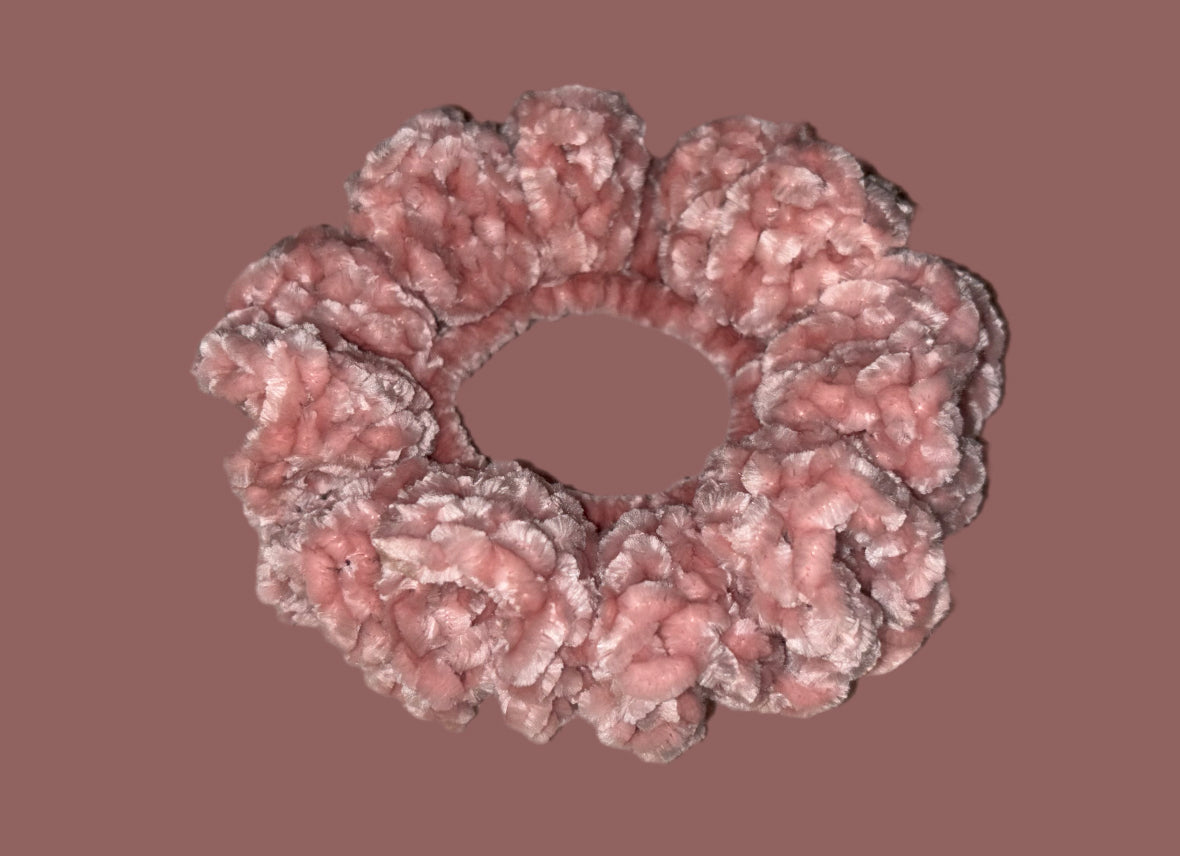 Velvet scrunchie