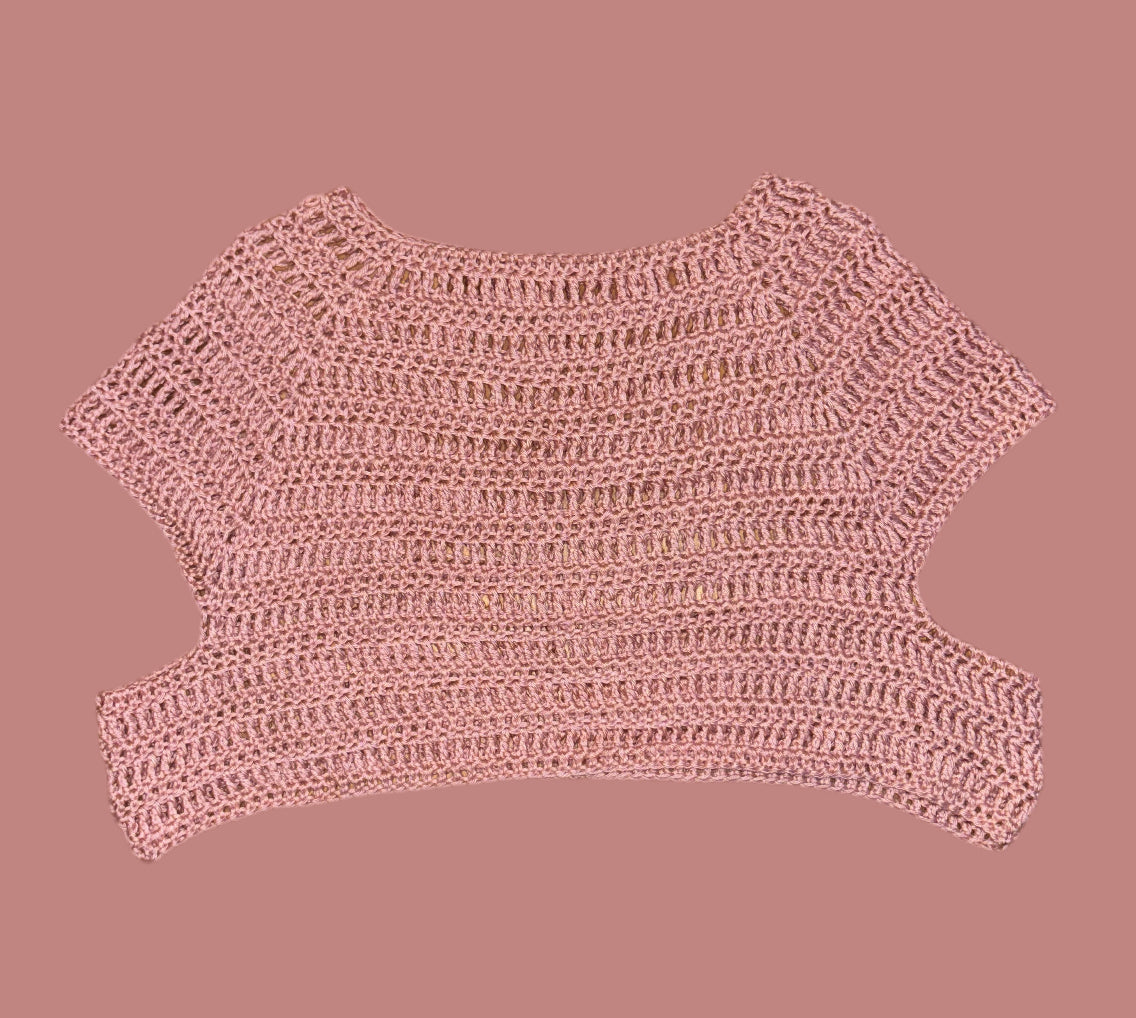 Rose cropped top