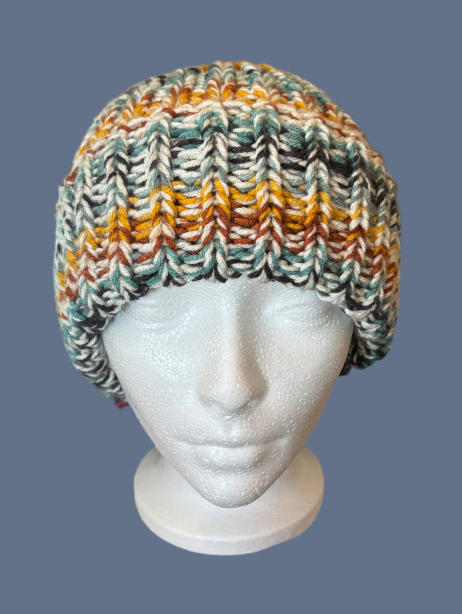 Windswept Wishes chunky knit beanie
