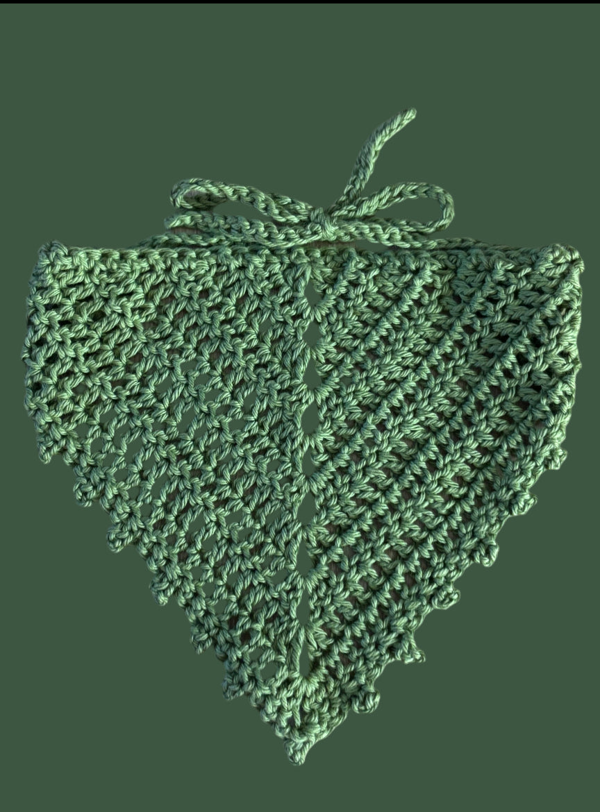 Crochet bandana